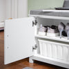 SoBuy FSR168-W, Hallway Storage Bench Shoe Bench Shoe Cabinet Shoe Rack with Seat Cushion, White