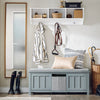 SoBuy FSR173-HG, Hallway Storage Bench Shoe Bench Shoe Cabinet Shoe Rack with Seat Cushion, Grey