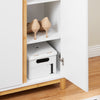 SoBuy FSR190-WN, Hallway Shoe Cabinet Kitchen Dining Room Living Room Storage Cabinet Sideboard, White