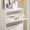 SoBuy FSR192-WN, 3 Flip-drawers Shoe Cabinet Shoe Storage Cupboard, White