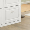 SoBuy FSR64-W+FSR79-W, Shoe Bench + Shoe Cabinet With Flip Drawers, 24cm Depth White Hallway Set
