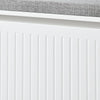 SoBuy FSR98-L-W, Shoe Storage Bench with Cushion - Shoe Rack & Cabinet with Flip Drawers, Modern Design, Space-Saving, 155kg Load Capacity, Ideal for Hallway & Living Room, White W80 x D26 x H45cm