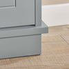 SoBuy FSR99-HG, 2 Flip-drawers Shoe Cabinet Shoe Rack Shoe Storage Cupboard Organizer Unit, Grey
