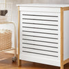 SoBuy FSS66-WN, Laundry Basket Laundry Bin Laundry Storage Box Hamper with Hinged Lid, White