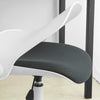 SoBuy FST87-W, Adjustable Swivel Chair Office Chair Desk Chair Study Chair, White