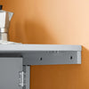 SoBuy FWT03-HG, Folding Wall-mounted Drop-leaf Table, Computer Desk, Dining Table, Grey