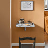 SoBuy FWT03-HG, Folding Wall-mounted Drop-leaf Table, Computer Desk, Dining Table, Grey