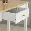 SoBuy FWT50-WN, 3 Pieces Kitchen Dining Set Bar Set-1 Bar Table and 2 Stools, White