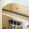 SoBuy KCR12-N, Kitchen Wall Shelf Spice Rack Wall Mounted Shelf Rack with 4 Shelves and 3 Hooks, Wood
