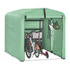 SoBuy KLS11-L-GR, Bike Storage Outdoor, Waterproof Bicycle Shelter, Outdoor Bike Storage Shed, Motorbike Storage Tent, Garden Shed for Bikes, Motorcycles, and Tools, Green, 159x165x219 cm