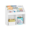SoBuy KMB01-II-W, Children Kids Bookcase Storage Display Rack Organizer Holder, White