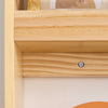 SoBuy KMB08-N Kids Bookshelf Children's Bookcase 4 Tier Book Storage Rack, Wall Bookshelf Toy Storage Unit for Nursery or Playroom Kids Bedroom Furniture Natural 80x12x118cm