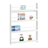 SoBuy KMB08-W, Kids Bookshelf Children's Bookcase 4 Tier Book Storage Rack, Wall Bookshelf Toy Storage Unit for Nursery or Playroom Kids Bedroom Furniture White 80x12x118cm