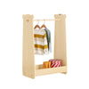 SoBuy KMB102-N, Children Kids Clothes Rack Children Wardrobe Closet with Hanging Rail, Wood