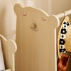 SoBuy KMB102-N, Children Kids Clothes Rack Children Wardrobe Closet with Hanging Rail, Wood