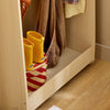 SoBuy KMB102-N, Children Kids Clothes Rack Children Wardrobe Closet with Hanging Rail, Wood
