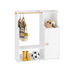 SoBuy KMB110-W, Children Kids Wardrobe Closet Children Clothes Rack with Hanging Rail, White