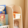 SoBuy KMB114-GR, Children Kids Bookcase Bookshelf Toy Shelf Storage Display Shelf, Natural and Green