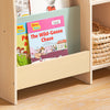 SoBuy KMB114-GR, Children Kids Bookcase Bookshelf Toy Shelf Storage Display Shelf, Natural and Green