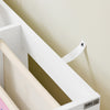 SoBuy KMB119-W, Kids Bookshelf Children's Bookcase with Open Storage Compartments 3-Tier Book Shelf Toy Storage Unit Nursery Furniture and Kids Bedroom Organiser White 80x40x80cm