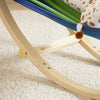 SoBuy KMB16-J, Kids Hammock with Stand, Kids Rocking Chair, Sensory Swing Indoor, Colourful Fabric Baby Hammock with Safety Catches 122x36x48cm