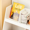 SoBuy KMB19-W, Children Kids Bookcase Storage Display Rack Organizer Holder, White-clearance