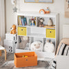 SoBuy KMB26-W, Children Kids Bookcase Storage Display Shelf Organizer, White