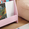 SoBuy KMB32-P, Children Kids Bookcase Bookshelf Storage Shelf Rack with 4 Shelves, Pink