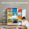 SoBuy KMB32-W, Kids Bookshelf Toy Storage Children's Bookcase with 4 Shelves Baby Book Shelf Kids Book Storage White 80x30x88cm