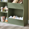 SoBuy KMB55-K-GR, Kids Bookshelf and Toy Storage Unit with 5 Storage Compartments Children's Bookcase for Nursery Toddler Room Baby Book Shelf Kids Book Storage Green 80x34x104 cm