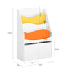 SoBuy KMB65-W, Children Kids Bookcase Book Shelf Toy Shelf Storage Display Shelf Rack Organize, White