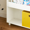 SoBuy KMB69-W, Children Kids Bookcase Toy Shelf Storage Display Shelf Standing Shelf, White
