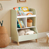 SoBuy KMB90-GR, Children Kids Bookcase Book Shelf Toy Shelf Storage Display Shelf Children’s Room Storage Shelf, Green
