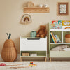SoBuy KMB91-GR, Children Kids Toy Chest Toy Box Storage Chest Box Storage Cabinet with an Open Storage Compartment, Green