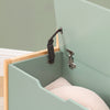 SoBuy KMB94-GR, Children Kids Storage Bench Toy Chest Toy Box Storage Chest Storage Box, Green