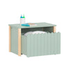 SoBuy KMB96-GR, Children Kids Toy Chest Toy Box Storage Bench with Mobile Storage Chest, Green