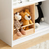 SoBuy KMB98-W, Children Kids Bookcase Book Shelf Toy Shelf Storage Display Shelf Rack Organizer with Sliding Door, White