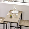 SoBuy OGT03-N, Bar Set-1 Bar Table and 2 Stools Home Kitchen Restaurant Bar Set Furniture Dining Set, Wood