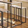 SoBuy OGT15-N, Bar Set-1 Bar Table and 4 Stools, Home Kitchen Breakfast Bar Set Furniture Dining Set, Wood