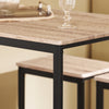 SoBuy OGT15-N, Bar Set-1 Bar Table and 4 Stools, Home Kitchen Breakfast Bar Set Furniture Dining Set, Wood