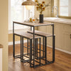 SoBuy OGT15-N, Bar Set-1 Bar Table and 4 Stools, Home Kitchen Breakfast Bar Set Furniture Dining Set, Wood