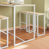 SoBuy OGT15-WN, Bar Set-1 Bar Table and 4 Stools, Home Kitchen Breakfast Bar Set Furniture Dining Set, White