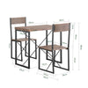 SoBuy OGT19-N, Dining Set - Dining Table & 2 Chairs, 3 Piece Dining Room Furniture, Wood