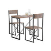 SoBuy OGT19-N, Dining Set - Dining Table & 2 Chairs, 3 Piece Dining Room Furniture, Wood