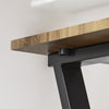 SoBuy OGT24-N, Set-Half-folded Bar Table and 4 Stools, 5 Pieces Home Kitchen Breakfast Bar, Wood