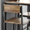 SoBuy OGT27-N, Bar Set-1 Bar Table and 2 Stools, 3 Pieces Home Kitchen Breakfast Bar Set Furniture Dining Set, Wood
