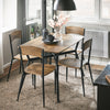 SoBuy OGT49-F, 5 Pieces Dining Table Set Dining Table and 4 Chairs Dining Room Furniture Set, Brown