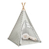 SoBuy OSS03, Children Play Tent Playhouse Kids Teepee Tipi with Floor Mat, White
