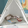 SoBuy OSS03, Children Play Tent Playhouse Kids Teepee Tipi with Floor Mat, White
