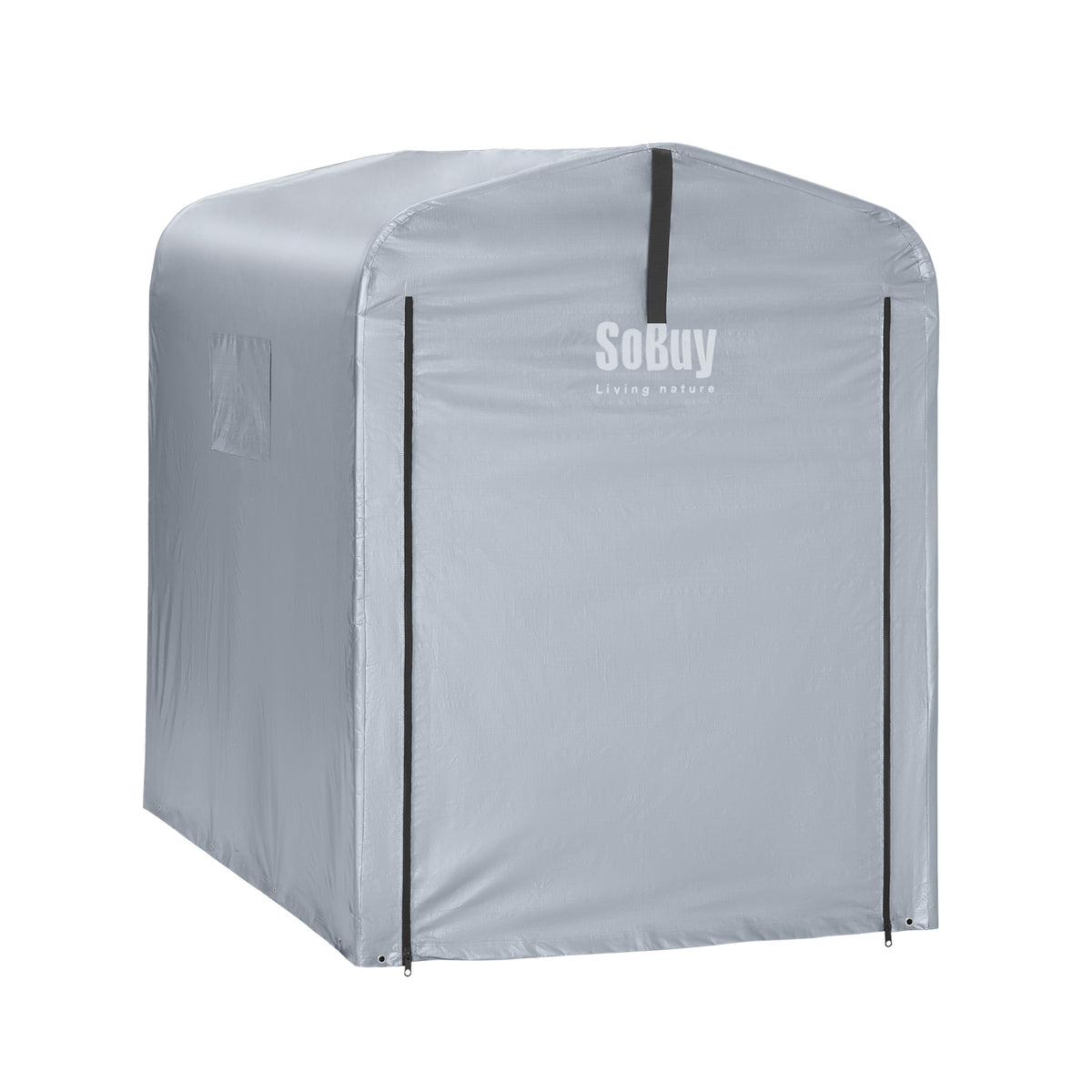 Pre-sale SoBuy SDA11-SIL, Outdoor Waterproof Bike Storage Cover Robust replacement tarp for SoBuy KLS11, Silver, 120x176x163cm